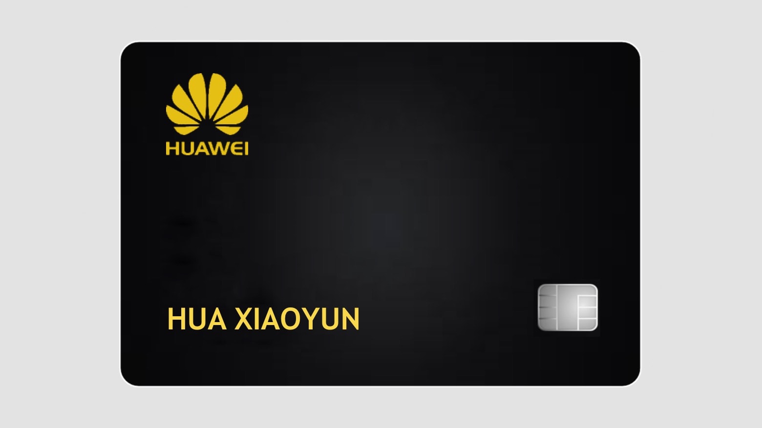 Huawei introduced its own credit card