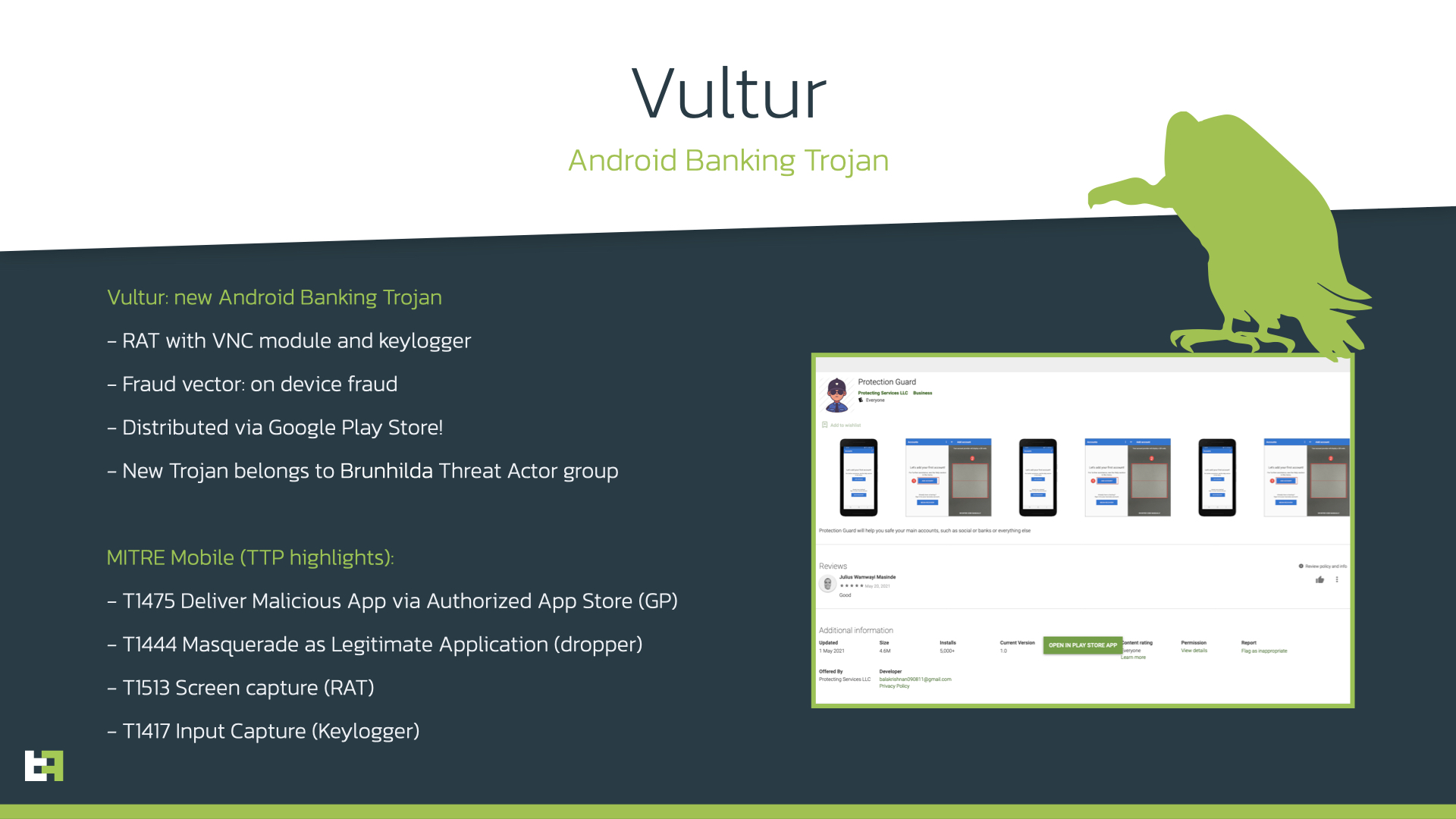 Researchers discovered a new Trojan Malware dubbed Vultur 