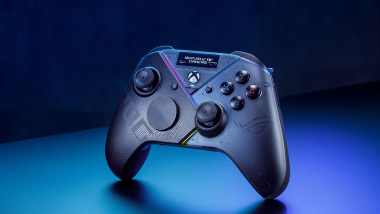Asus announces new Xbox controller with tri-mode connectivity and a built-in OLED display