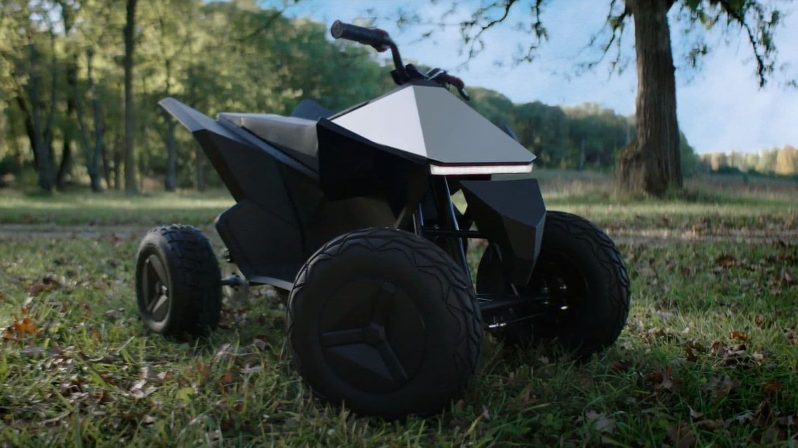 Tesla launched an all-electric four-wheel ATV for kids